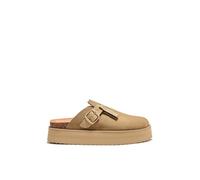 D. Franklin Sabots femme à plateforme couleur sable - Sandales de sport plates et confortables pour l'été - Taille (41)