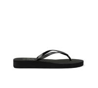 D.Franklin Sandales pour femmes Flip Flop Glitter en noir