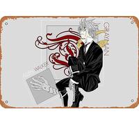 D Gray Man, Allen Walker, Timcanpy Anime Poster Décoration murale rétro en métal 20,3 x 30,5 cm