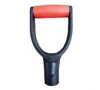 D Grip Lot de 2 poignées de rechange en plastique pour pelle à neige, râteau et fourchette - Poignée ergonomique confortable avec trou de montage de 31 mm, accessoire d'outils de jardin légers