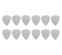 D-Grip médiator - Janicek médiators en nylon - Forme standard 351 - 0,38 mm Blanc - Paquet de 12 - avec surface texturée antidérapante - fabriqué en République Tchèque