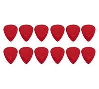 D-Grip Médiators Plectrum/Pick, Forme Standard 351, 0,73 mm, rouge, 12 pièces