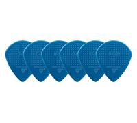 D-Grip Médiators Plectrum/Pick, Jazz A petit forme, 1,18 mm, bleu océan, 6 pièces