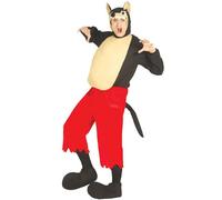 D?Guisement De Loup Envelopp? Pour Homme (Taille L) Multicolore