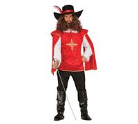 D?Guisement De Mousquetaire Rouge Pour Homme (Taille L) Multicolore