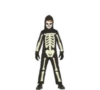 D?Guisement De Squelette Brillant Pour Enfants (Taille 7-9a) Multicolore