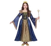 D?Guisement Reine M?Di?Vale Hivernale Fille - Taille: 8-10 Ans (140 Cm) Bleu