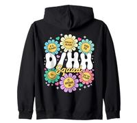 D/HH Appréciation des Enseignants ASL Teacher Flower D/HH Teacher Sweat à Capuche