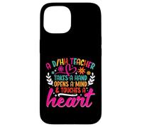 D/HH Education ouvre l'esprit sourd malentendant Enseignant Coque pour iPhone 15