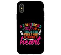 D/HH Education ouvre l'esprit sourd malentendant Enseignant Coque pour iPhone X/XS