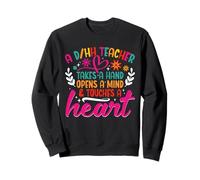D/HH Education ouvre l'esprit sourd malentendant Enseignant Sweatshirt