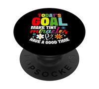 D/HH Professeur d'éducation spéciale Miracles D/HH Professeur PopSockets PopGrip Adhésif