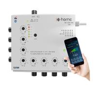 D-Home - Amplificateur TV TNT Intérieur 8 Sorties 22dB Connecté Filtré 4G-5G - Fonctionne avec l'Application Mobile TV Finder pour Trouver le Meilleur Signal Disponible. Convient à Toute Antenne