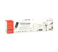 D-Home - Antenne TNT Amplifiée Booster Connect - Installation Rapide et Facile - Antenne Connectée avec Application Smartphone pour Une réception Optimale