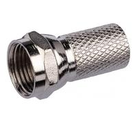 D-Home - Lot de 5 Fiches TV F Mâles à Visser, Compatible Tous Téléviseurs / 5X Fiches F de Diamètre 7mm / F Mâle pour Antenne TV TNT - Robustes Garantis 2 Ans