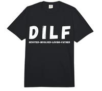 D.I.L.F. Père dévoué, impliqué et Aimant, Bon père Comfort Colors Adult Heavyweight T-Shirt