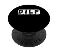 D.I.L.F. Père dévoué, impliqué et Aimant, Bon père PopSockets PopGrip Adhésif