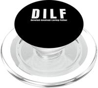 D.I.L.F. Père dévoué, impliqué et Aimant, Bon père PopSockets PopGrip pour MagSafe