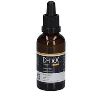 D-ixX® LIQUID | Vitamine D3 200 UI TCM d'huile de coco Absorption optimale Fluide 50 ml