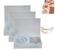 D-iystar Moldable Dentures, D-iystar Silicone Dentures, Moldable False Teeth, Silicone Reline Denture Set, Denture Silicone Reline Kit, Upper and Lower Denture Reline Kit for Men & Women (3)