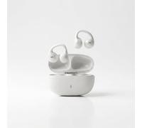 D-JIX Oria Écouteurs sans Fil Open-Ear Bluetooth 6.0, Écouteurs à Clip avec Micro ENC, Autonomie 6-8 h, Boîtier de Charge USB-C, IPX5 (Blanc)
