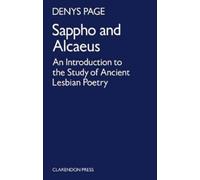D. L. Page Sappho and Alcaeus (Poche)