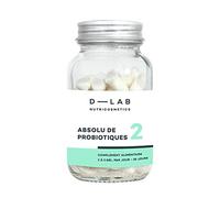 D-LAB |Absolu Pro Bio Pure | Cure Probiotiques 28 jours | 5 Souches Gastro-Résistantes | Confort Intestinal, Immunité, Peau et Microbiote | Fabriqué en France