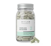 D-LAB Complexe de Pousse Cheveux | 3 Mois de Complément Alimentaire | Stimule la Pousse Très Rapide, Répare la Fibre et Nourrit Intensément le Cheveu pour un Renforcement Capillaire Optimal