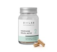D-LAB Complexe Soleil Actif | Cure 28 Jours | Pigmentation Naturelle, Bronzage Intensifié & Protection | Caroténoïdes, Grenade, Cuivre & Antioxydants | Fabriqué en France
