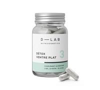 D-LAB Détox Ventre Plat | 1 Mois de Cure Digestive | Stimule le Système Digestif, Réduit le Tour de Taille, Apporte des Probiotiques et Nettoie les Organes Digestifs