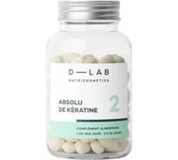 D-LAB Absolu de Kératine | 3 Mois de Complément Alimentaire Cheveux | Réduction de la Chute et Renforcement Capillaire, Cheveux Plus Épais et Brillants