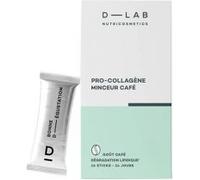 D-Lab Nutricosmetics Sticks Compléments Alimentaires Pro-Collagène Minceur Café