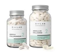 D-LAB Nutrition Absolue | 2,5 Mois de Cure | Revitalise en Profondeur la Peau, Renforce les Cheveux et Fortifie les Ongles avec des Ingrédients Actifs Naturels