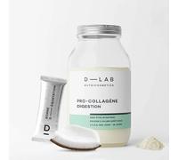 D-LAB Pro-Collagène Digestion | Flacon Cure Poudre 28 Jours | Complément Alimentaire Fabriqué en France | Formule Complète Probiotiques Prébiotiques Enzymes | Digestion Microbiote et Transit Léger