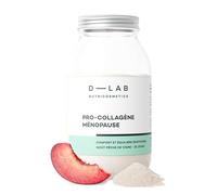 D-LAB | Pro-Collagène Ménopause - Flacon | 28 Jours de complément | Régulation hormonale et nerveuse | Confort de la peau et des articulations | Equilibre de la flore intime | Flacon 28 jours