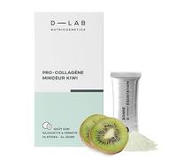 D-LAB Pro-Collagène Minceur | 14 Sticks | Goût Kiwi, Cliniquement Prouvé, Raffermit et Tonifie la Peau