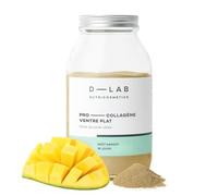 D-LAB Pro Collagène Ventre Plat Mangue | Poudre à diluer au collagène marin Collactive, mangue africaine, maté et prébiotiques | Silhouette, confort digestif et tonicité | Fabriqué en France