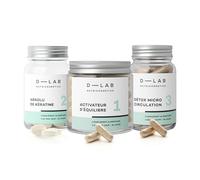 D-LAB Programme Complet Anti-Chute Cheveux | Triple Action | 1 Mois de Complément Alimentaire Naturel pour Réduire la Chute, Améliorer l'Équilibre, Force et Vitalité des Cheveux