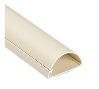 D-Line 1M5025M/EH Maxi Goulotte décorative pour câble TV, housse de fil électrique, solution de gestion des cordons - 50 mm (L) x 25 mm (H) - Magnolia (1 mètre de longueur)