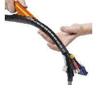 D-Line CZ252.5B Sleeve, TV Management Solution, Wire Tidy to Hide Organise & Pro