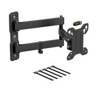 D-Line Support Mural TV pour de 13 à 27 Pouces, offrant Une Totale liberté de Mouvement, Formats VESA 75x75 mm à 100x100 mm - Peut Soutenir Un Poids Maximum de 25 kg