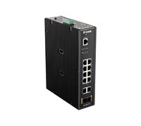 D-LINK 12 Port L2 Industrial Smart Managed Switch with 10 x 1GBaseTX ports and 2 x SFP ports