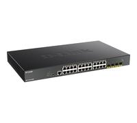 D-LINK 28-Port Smart Managed PoE+ Gigabit Switch 4x 10G dlink green 3.0 24x 10/100/1000Mbit/s TP RJ-45 PoE Port 802.3at