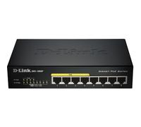 D-Link DGS-1008P/E commutateur réseau Non-géré L2 Connexion Ethernet, supportant l'alimentation via ce port (PoE) Noir