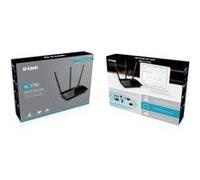 D-Link AC1750 High Power Wi-Fi Gigabit Router - Routeur sans fil - commutateur 4 ports - GigE - Wi-Fi 5 - Bi-bande G