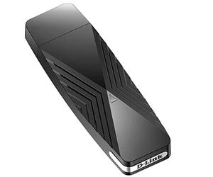 D-Link AX1800 Adaptateur Wi-FI 6 USB 3.0, Adaptateur WiFi pour PC ou Ordinateur Portable, Mettez à Jour Votre WiFi vers la Prochaine génération 802.11ax, Comprend Un dongle USB 3.0, cryptage WPA3,
