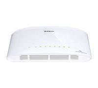 D-Link Commutateur de bureau Gigabit à 5 ports DGS-1005D, hub, répartiteur Internet, sans ventilateur, prêt à l'emploi - Modèle britannique