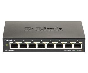D-Link Commutateur Ethernet, 8 ports Smart Managed Gigabit Desktop EEE Network Internet (DGS-1100-08V2)(Réservé au marché anglais - Royaume uni)
