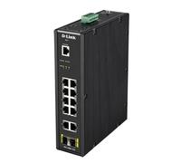 D-LINK Commutateur Ethernet DIS-200G-12S 10 Ports Gérable - 2 Couche supportée - Modulaire - Paire torsadée, Fibre Optique