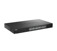 D-Link Commutateur non géré DMS-1024 ports multi-Gigabit - Ethernet 2.5G, plug-and-play, QoS, Snooping IGMP, EEE, boîtier métallique, montable en rack, fonctionnement silencieux